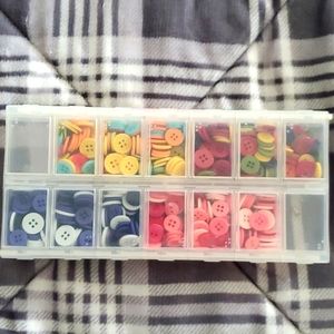 Buttons Assorted Colors